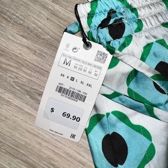 zara satin pants NWT - Picture 3 of 5